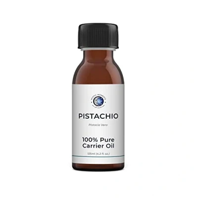 Image of Mystic Moments Pistachio Carrier Oil 125ml Pure &amp; Natural Perfect For Hair, Face, Nails, Aromatherapy, Massage and Dilution Vegan GMO Free