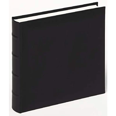 Image of walther Design Photo Album Black 26 x 25 cm Imitation Leather with Raised Bands, Classic FA 371 B