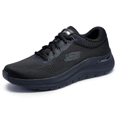 Image of Skechers Men&#039;s Arch Fit 2.0 Sneaker, Black, 12 UK