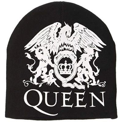 Image of Queen Crest Beanie Black