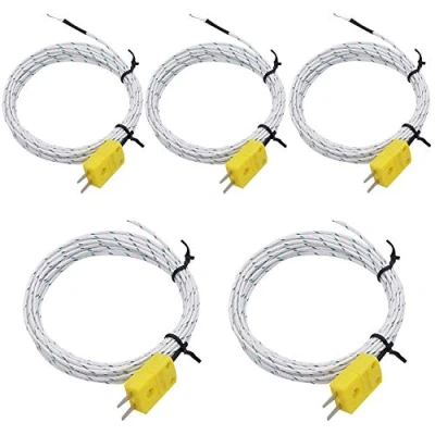 Image of 5pcs 3M K Type Connector Thermocouple Temperature Sensor Measure Range 50 350C
