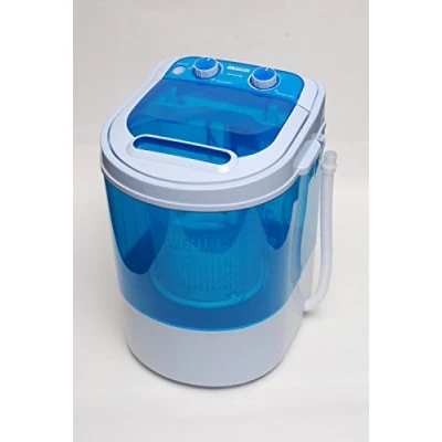 Image of PORTABLE 230V 3KG MINI WASHING MACHINE IDEAL FOR CARAVAN MOTORHOMES + SPIN DRYER FUNCTION