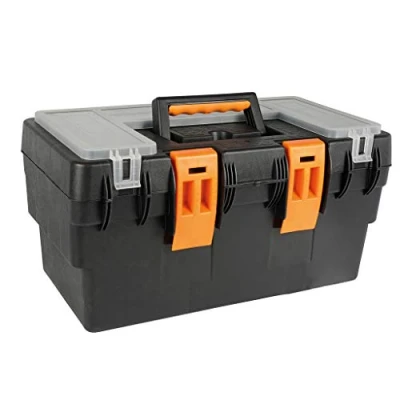 Image of Cogex Plastic Storage Box, Grey, 72060