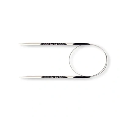 Image of Prym Circular Knitting Pins/Needles, Ergonomic Design, 5mm x 60cm Length, High performance Synthetic Material, Multi Colour, 17 3 1 cm