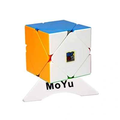 Image of OJIN MoYu MOFANGJIAOSHI Cubing Classroom MFJS Meilong Skewb Puzzle Cube with One Tripod(Multi Color)