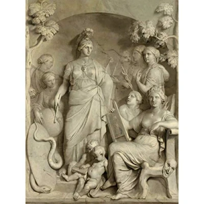 Image of Artery8 De Lairesse Allegory Of Sciences Large Wall Art Poster Print Thick Paper 18X24 Inch
