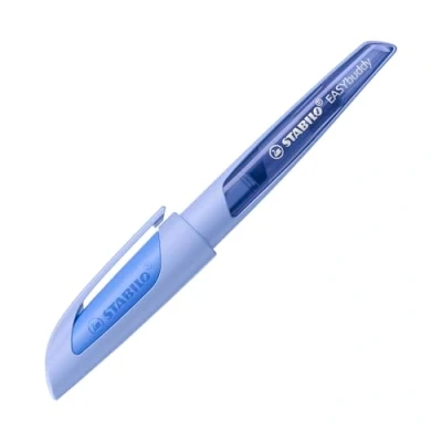 Image of STABILO EASYbuddy Pastel School Fountain Pen with Standard Nib M in Cloud Blue (Erasable) Includes Cartridge