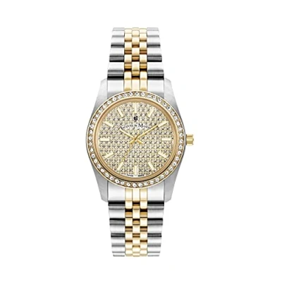 Image of Jacques Du Manoir Ladies Inspiration Glamour Two Tone Watch JWL01103