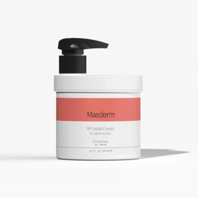 Image of MASDERM Radiofrequency face cream, 500ml, anti wrinkles, hyaluronic acid, collagen, professional, ladies