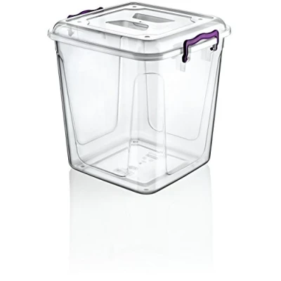 Image of HOBBY LIFE 20 Litre Plastic Pantry Box, Transparent