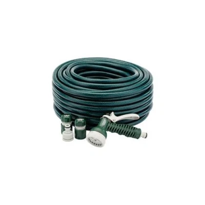 Image of Draper Garden Hose and Spray Gun Kit, 12mm Bore, 30m