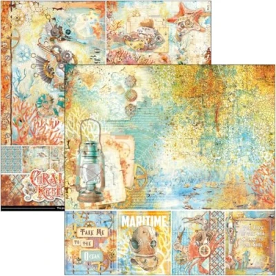 Image of Ciao Bella Coral Reef 8&quot;x8&quot; Paper Pad