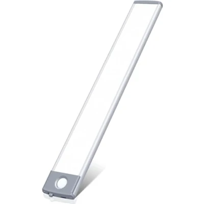 Image of Motion Sensor Wardrobe Light, LED Closet Light USB Rechargeable 2500mAh Cupboard Lights 54 Wireless Under Cabinet Lighting Stick on Kitchen Stairs Hallway, 2 Mode (Motion, &amp; Light)