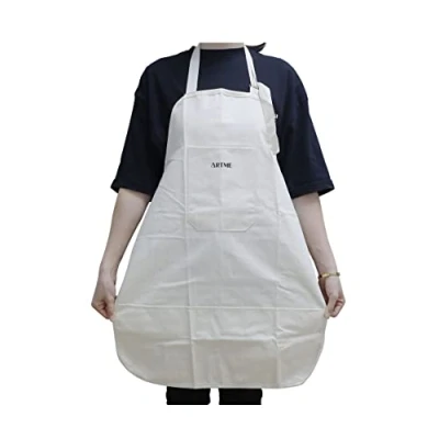 Image of Artme Cotton Artist Apron Art Studio, Painting, Crafting, Pottery
