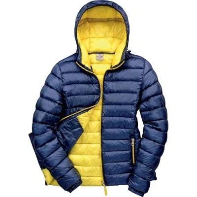 Image of Result Women&#039;s R194F Urban Snow Bird Hooded Jacket Navy/Yellow, Small/Size 10