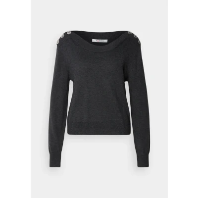 Image of Morgan Women&#039;s 242 MCHOU Sweater, Gris Anthracite, L