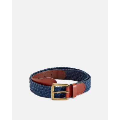 Image of Ted Baker Men&#039;s GALAN Belt, Navy, Medium/Large