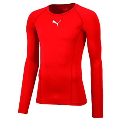 Image of Puma LIGA Kid&#039;s Baselayer Tee LS Jr,Puma Red,176
