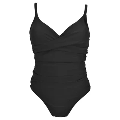 Image of Splash About Women&#039;s Swimwear Ladies One Piece Swimsuit, Black, 24