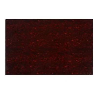 Image of Musiclily 435x290mm Pickguard Material Blank Scratch Plate DIY Custom Sheet for Electric Guitar Bass,4Ply Red Tortoise