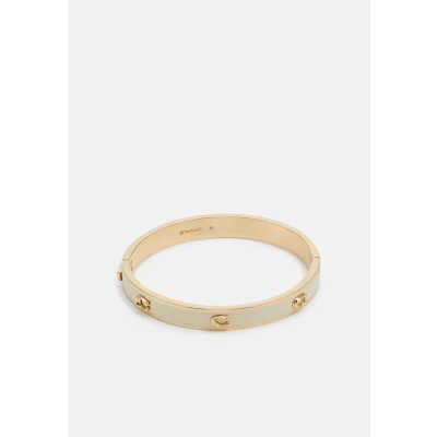 Image of Coach Gold Plated C Hinge Bangle