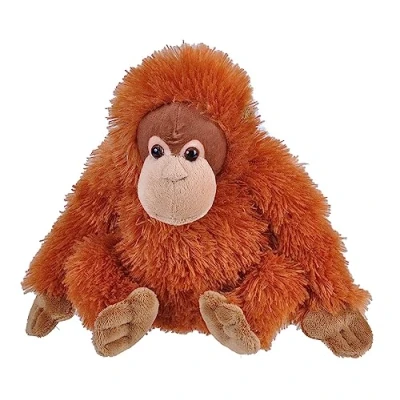 Image of Wild Republic 12296 Female Orangutan Plush, Cuddlekins Cuddly Soft Toys, Kids Gifts,Brown,20 cm