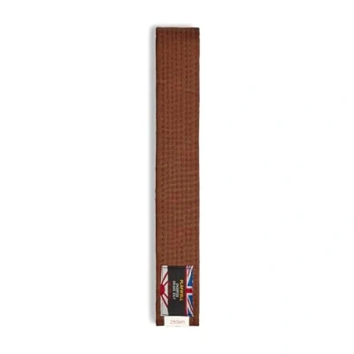 Image of Playwell Martial Arts Cotton Solid Coloured Grading Belt (Karate, Judo Taekwondo) (Brown, 280cm)