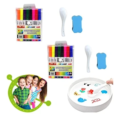 Image of Donubiiu 8/12 Colors Magical Floating Drawings Bundle, Water Painting Pen, Ink Magic Pens for Kids (8 Set 2Pcs)