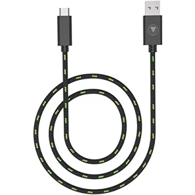 Image of SNAKEBYTE Câble Usb Type C 5 Metres Noir Et Vert