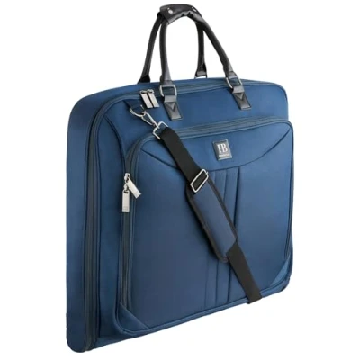 Image of HUGH BUTLER Suit Carrier Bags for Men Travel Garment 3 XL Suits Cover a Businessman Luggage Bag Clothes Without Creases