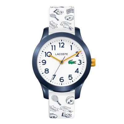 Image of Lacoste Analogue Quartz Watch for kids with White Silicone bracelet 2030011