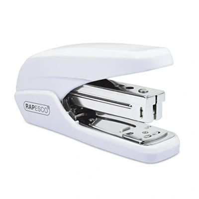 Image of Rapesco 1311 X5 25ps Less Effort Stapler, 25 Sheet Capacity, White