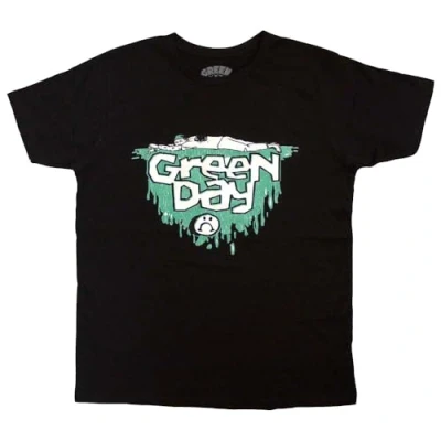 Image of Rock Off officially licensed products Green Day Sad Face Band Logo T Shirt M