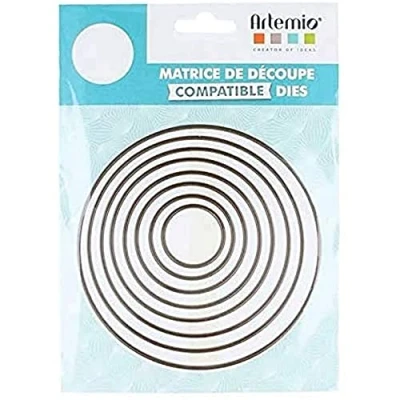 Image of Artemio Large Circles Dies, 12 10,6 9,3 8 6,7 5,4 4,1 3 cm