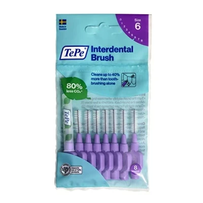 Image of TePe 1.1 mm Size 6 Original Interdental Brush Pack of 8