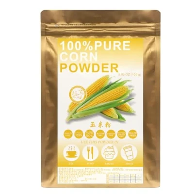 Image of Plant Gift 100% Pure Corn Powder 玉米粉 Natural Powder, Great Flavor for Drinks, Smoothie, Yogurt, Baking, cookies, cakes and Beverages, Non GMO No Filler, additives 100G/3.25oz