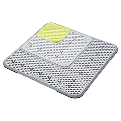 Image of KitchenCraft Adjustable Grey Sink Draining Mat