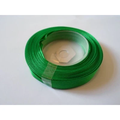 Image of 1 Roll of 12mm x 13 metres Satin Ribbon Emerald Green 12 mm