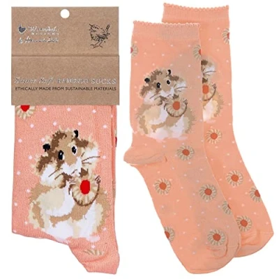 Image of Wrendale Designs &#039;Diet Starts Tomorrow&#039; Hamster Socks One Size