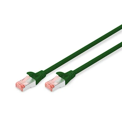 Image of DIGITUS DK1644050G S FTP Network Cable Cat.6 Double Shielded Ls0H, 5 m, Green, Cat 6 Patch LSZH
