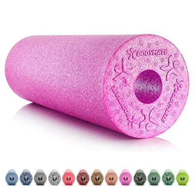 Image of BODYMATE Foam Roller Standard Medium Hard Smooth 45 x 15 cm with Free E Book Many Colours