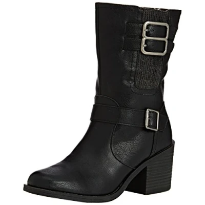 Image of Rocket Dog Women&#039;s Dayton Ankle Boots, Black (Black/Smoke), 8 UK