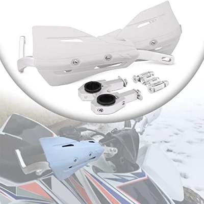 Image of Dirt Bike Handguards,7/8&quot; 22mm and 1 1/8&quot; 28mm Motorbike Hand Guards for Sur Ron Motorcycle MX Motocross Supermoto Racing ATV Quad KAYO White
