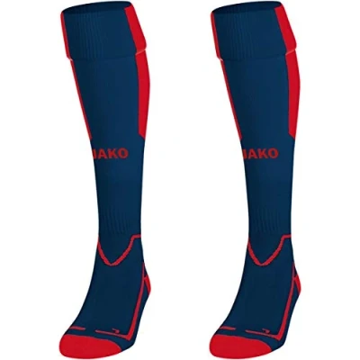 Image of JAKO Lazio Socks Unisex Navy/Sports Red, 4 (39 42)