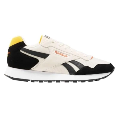 Image of Reebok Unisex Glide Sneaker, Alabaster Black White, 10 UK