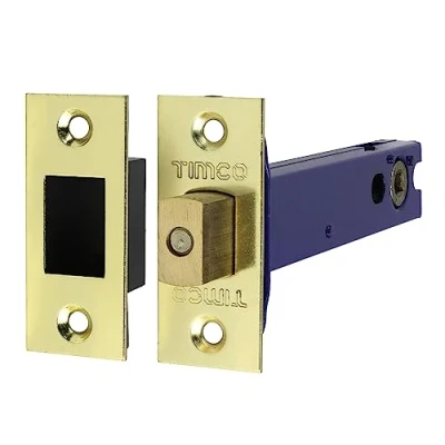 Image of Timco Architectural Tubular Deadbolt Electro Brass &amp; Satin Nickel (Size 129 case / 108 Backset 1 Each)
