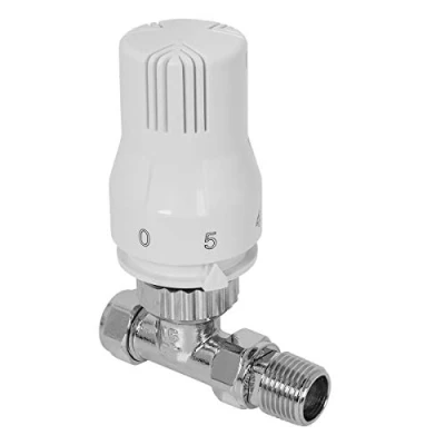 Image of WarmeHaus 15mm Straight Thermostatic Radiator Valve