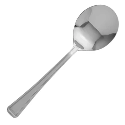 Image of Utopia Harley Soup Spoon Pack of 12 Traditional Cutlery, 18/0 Stainless Steel