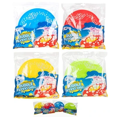Image of RMS Bubble Air Flying Disc Frisbee Solution Birthday Summer Party Garden Toy Machine