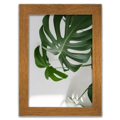 Image of MH Home Photo Frame, Picture Certificate Freestanding &amp; Wall Mountable (Dark Oak, A4 (21 x 30 cm))